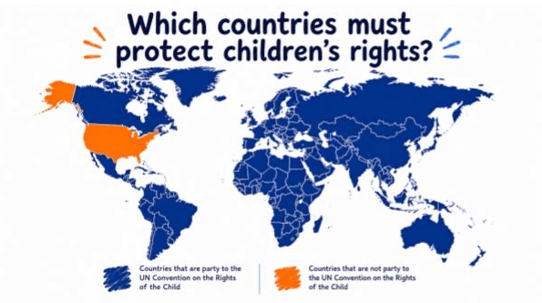 Map of the countries that are part of the CRC.